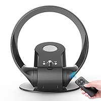 Quiet Bladeless Cooling Fan, Personal Quiet Table Fan,Wall